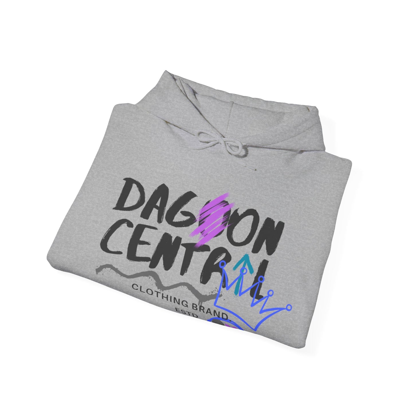 Dagoon Central Graffiti "Blue Faced" Hooded Sweatshirt